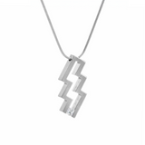 PT126W B.Tiff Éclair Pendant Necklace by B.Tiff New York