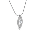 PT128W B.Tiff Deziras Pendant by B.Tiff New York