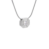 PT228W B.Tiff Hexagon Pendant by B.Tiff New York