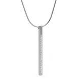 PT318W B.Tiff Pave Bar Pendant by B.Tiff New York