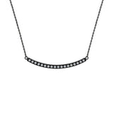 PT324W B.Tiff Mini "Smile" Adjustable Pendant Necklace by B.Tiff New York