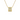 PT444G B.Tiff Gold Pavé Oreiller Pendant Necklace with Coil Chain by B.Tiff New York