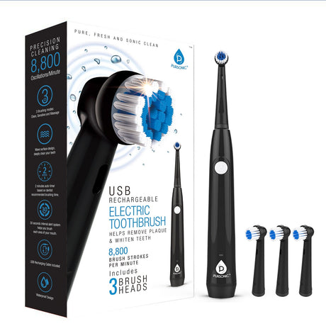 USB Rechargeable Rotary Toothbrush by Pursonic