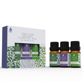 3 pack of 100% Pure Essential Oils (Eucalyptus, Lavender & Tea Tree) by Pursonic