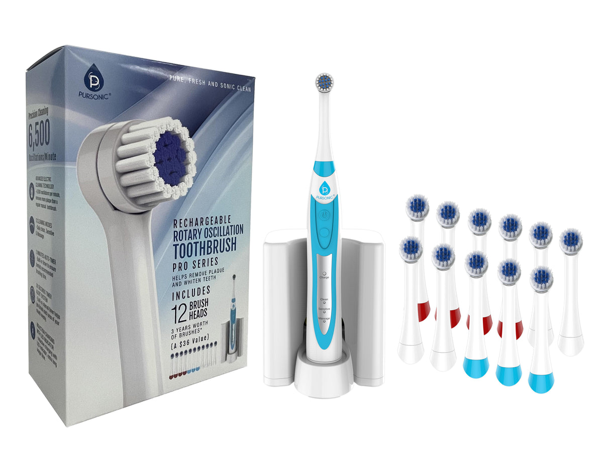 Rechargeable Rotary Oscillation Toothbrush Pro Series by Pursonic