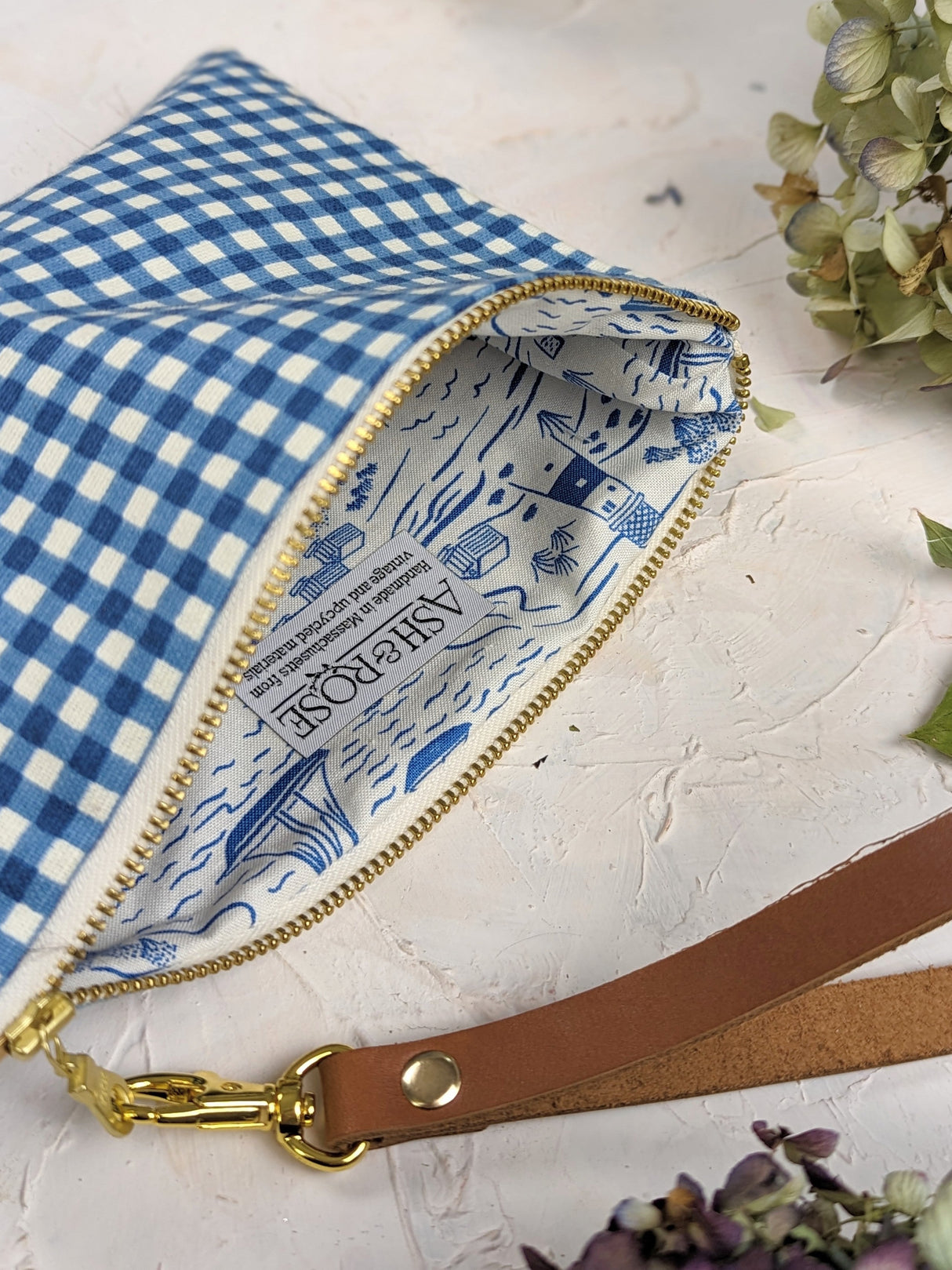 Summer Picnic Wristlet Purse - FINAL SALE by Ash & Rose