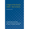 Digest of the Krasnyi Arkhiv--Red Archives: Vol. 31-106