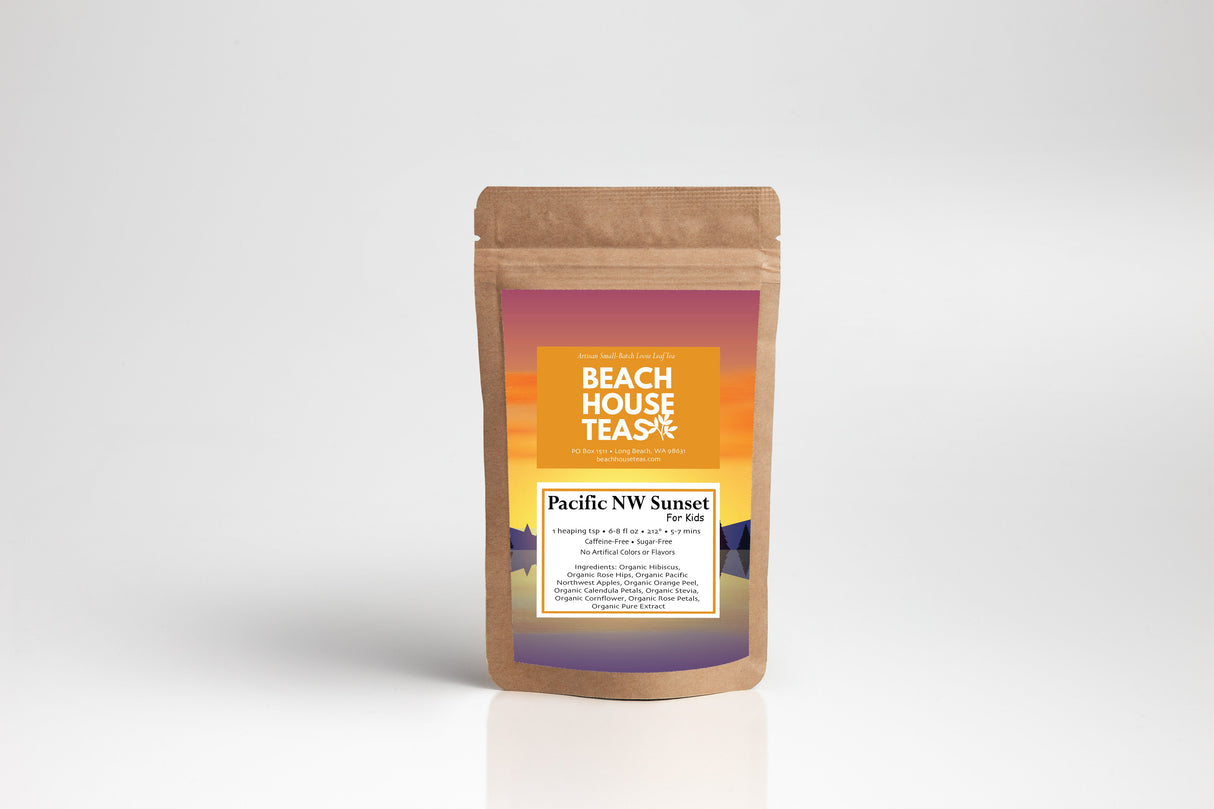 Pacific NW Sunset For Kids by Beach House Teas