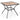Patio Dining Table for 4 Square Bistro Table with Umbrella Holes