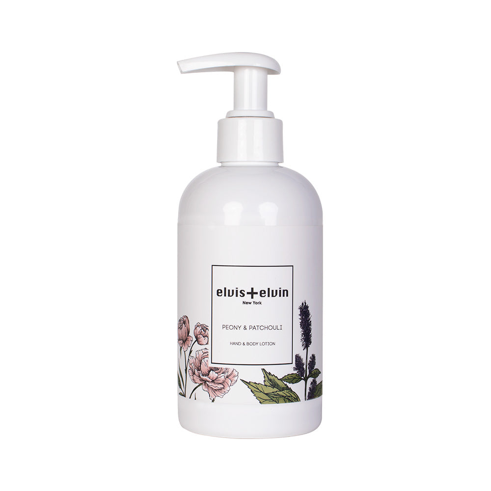 Hand & Body Lotion - Peony & Patchouli by elvis+elvin