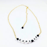 Personalized Letter Beads Choker by Salt and Sparkle