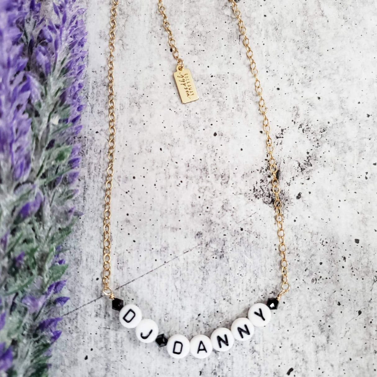 Personalized Letter Beads Choker by Salt and Sparkle