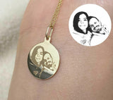 14k Engraving Necklace by VicStoneNYC Fine Jewelry