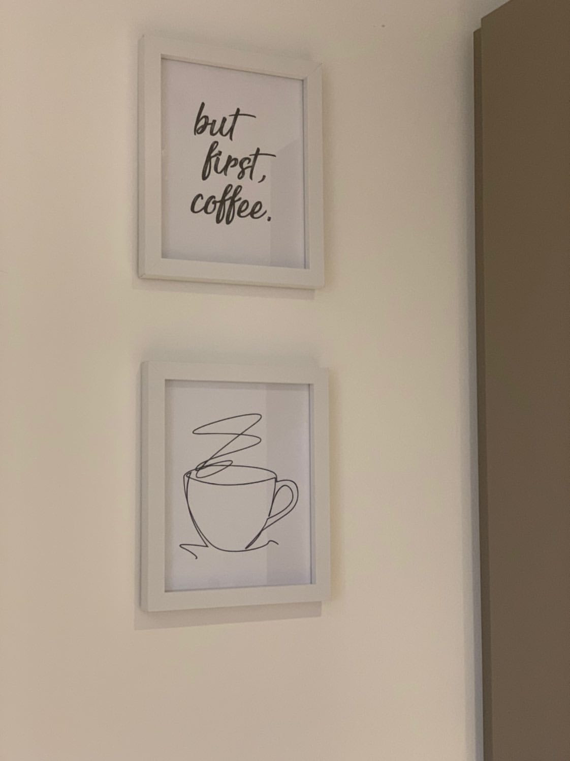 But First Coffee New Kitchen Simple Wall Decor Print by WinsterCreations™ Official Store