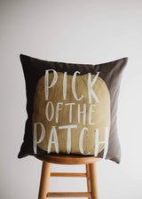 Pick of the Patch Pumpkin Pillow Cover |  Fall decor | Farmhouse Pillows | Country Decor | Fall Throw Pillows | Cute Throw Pillows | Gift by UniikPillows