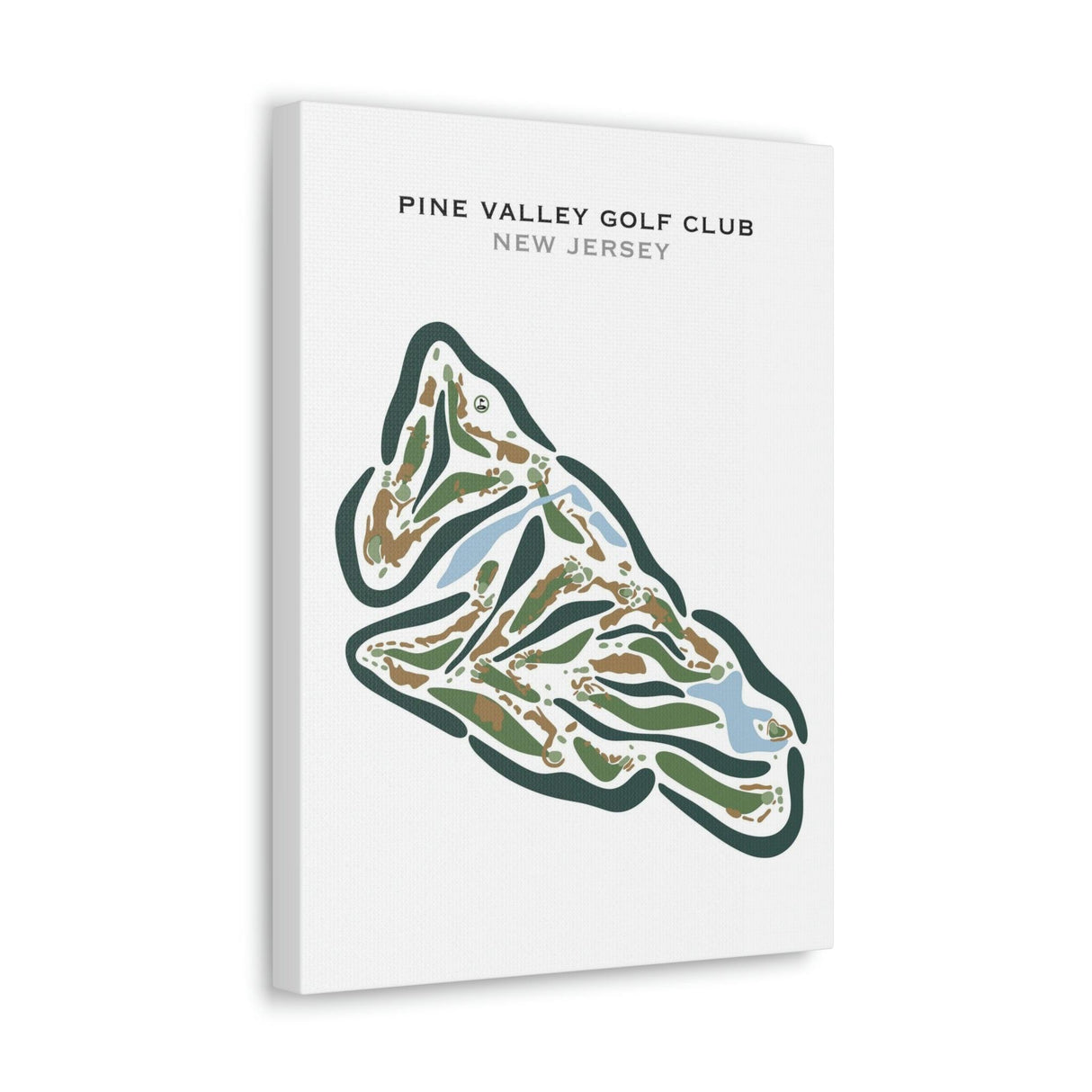 Pine Valley Golf Club, New Jersey - Printed Golf Courses by Golf Course Prints