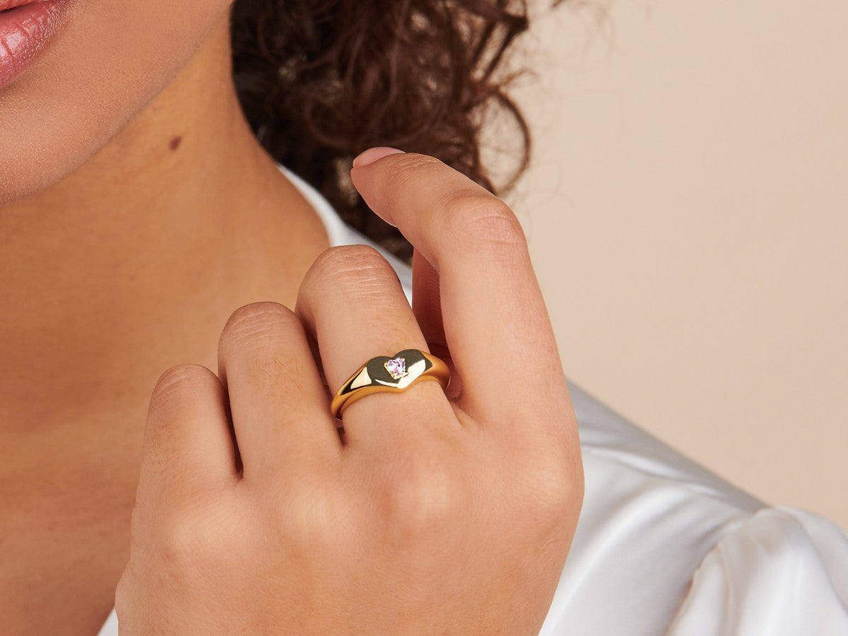 Cora Signet Ring by Little Sky Stone