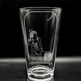 EGYPTIAN TAROT CARD Pint Glasses by LumEngrave