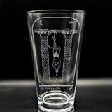 EGYPTIAN TAROT CARD Pint Glasses by LumEngrave