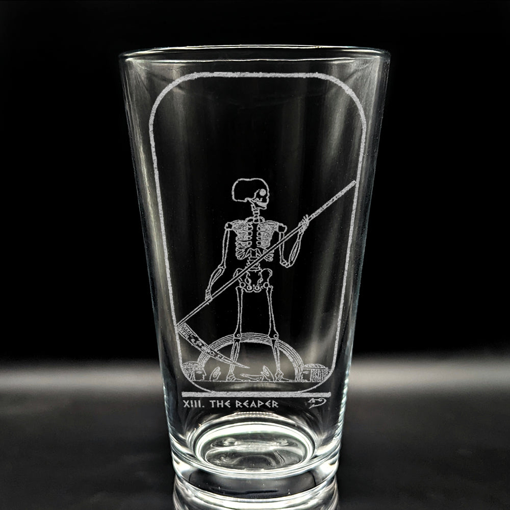 EGYPTIAN TAROT CARD Pint Glasses by LumEngrave