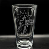 EGYPTIAN TAROT CARD Pint Glasses by LumEngrave