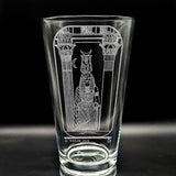 EGYPTIAN TAROT CARD Pint Glasses by LumEngrave