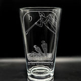 EGYPTIAN TAROT CARD Pint Glasses by LumEngrave