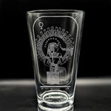 EGYPTIAN TAROT CARD Pint Glasses by LumEngrave