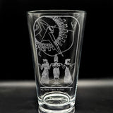 EGYPTIAN TAROT CARD Pint Glasses by LumEngrave