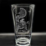 EGYPTIAN TAROT CARD Pint Glasses by LumEngrave