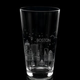 CITY SKYLINES Pint Glasses by LumEngrave