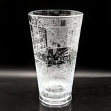 CITY STREET MAP Pint Glasses by LumEngrave