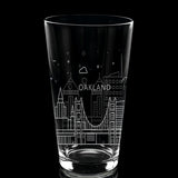 CITY SKYLINES Pint Glasses by LumEngrave