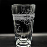 PATENT Pint Glasses by LumEngrave