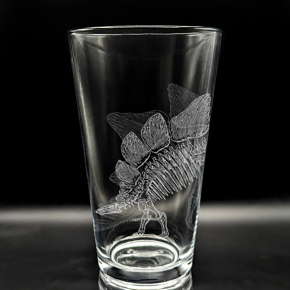 DINOSAUR Pint Glasses by LumEngrave