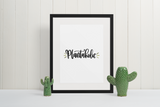 Plantaholic Plant Obsessed Humorous Home Wall Decor Print by WinsterCreations™ Official Store