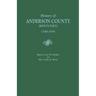 History of Anderson County [Kentucky], 1780-1936; Begun in 1884 by Major Lewis W. McKee, Concluded in 1936 by Mrs. Lydia K. Bond