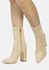 zahara suede bootie by London Rag