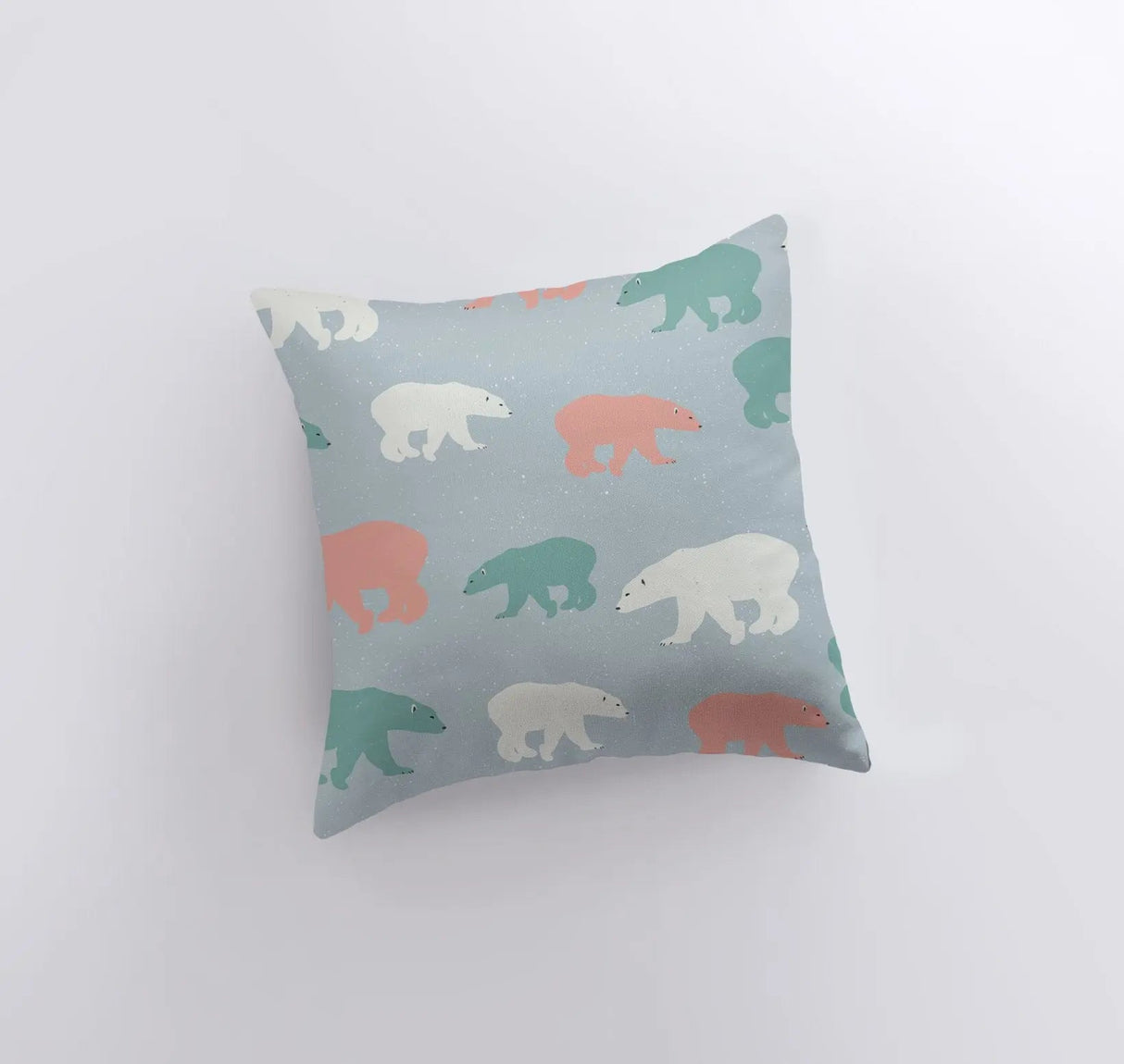 Polar Bear Repeat Pattern | Throw Pillow | Pillow Cover | Mama Bear | Cocoa Favor | Home Decor | Winter Décor | Home Decor Modern by UniikPillows