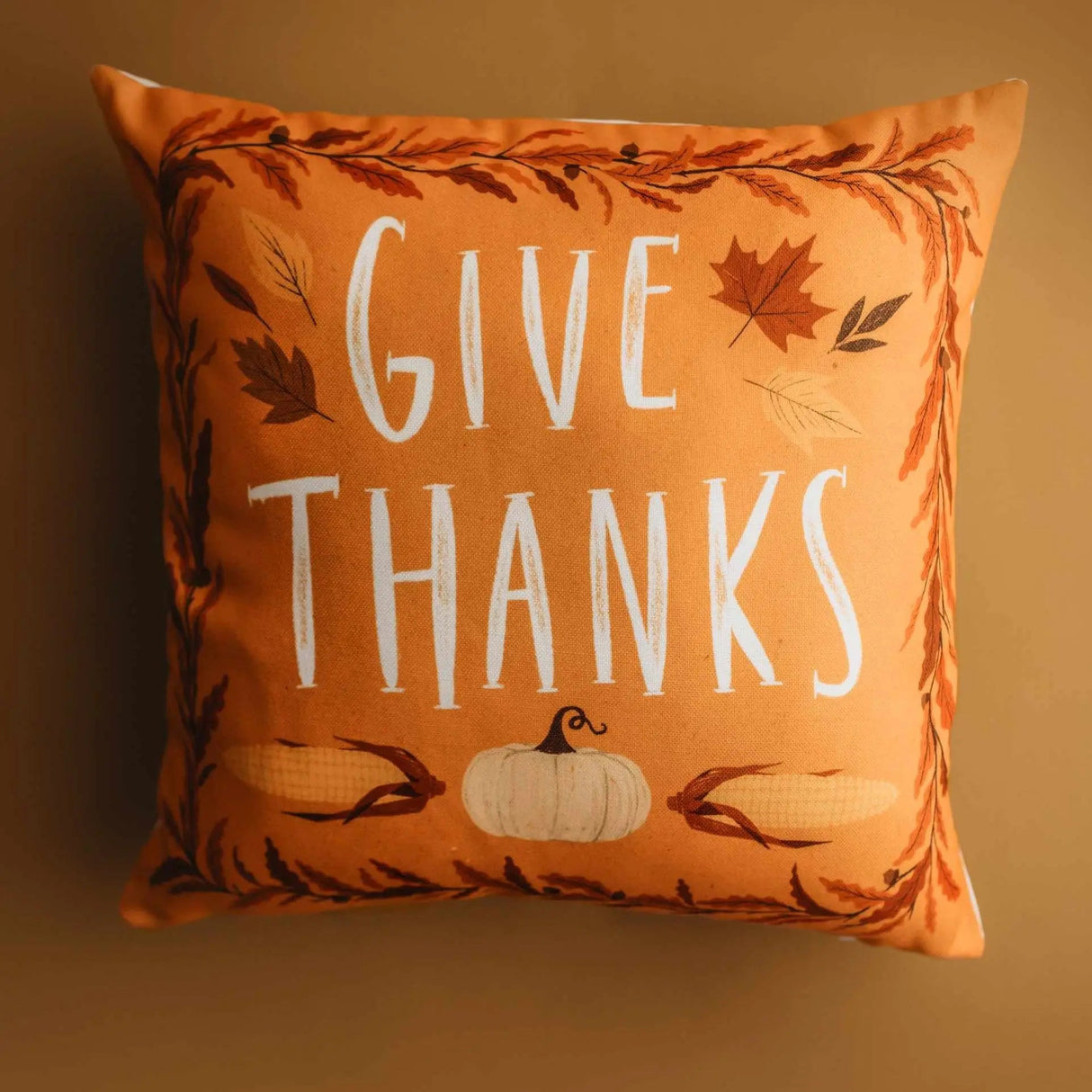 Primitive Give Thanks Pillow Cover |  Thanksgiving decor | Farmhouse Pillows | Country Decor | Fall Throw Pillows | Cute Throw Pillow | Gift by UniikPillows