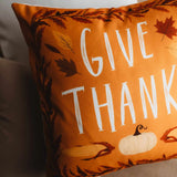 Primitive Give Thanks Pillow Cover |  Thanksgiving decor | Farmhouse Pillows | Country Decor | Fall Throw Pillows | Cute Throw Pillow | Gift by UniikPillows