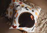 Primitive Turkey Pillow Cover |  Thanksgiving decor | Farmhouse Pillows | Country Decor | Fall Throw Pillows | Cute Throw Pillows | Gift by UniikPillows