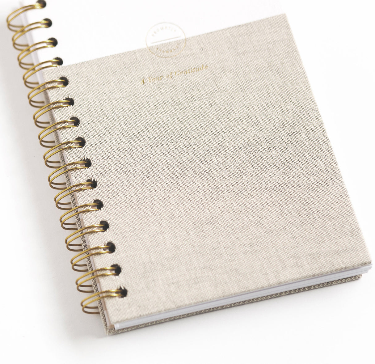 Gratitude Journals - Wheat by Promptly Journals