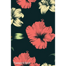 Password Book: Include Alphabetical Index With Black Seamless Floral Pattern