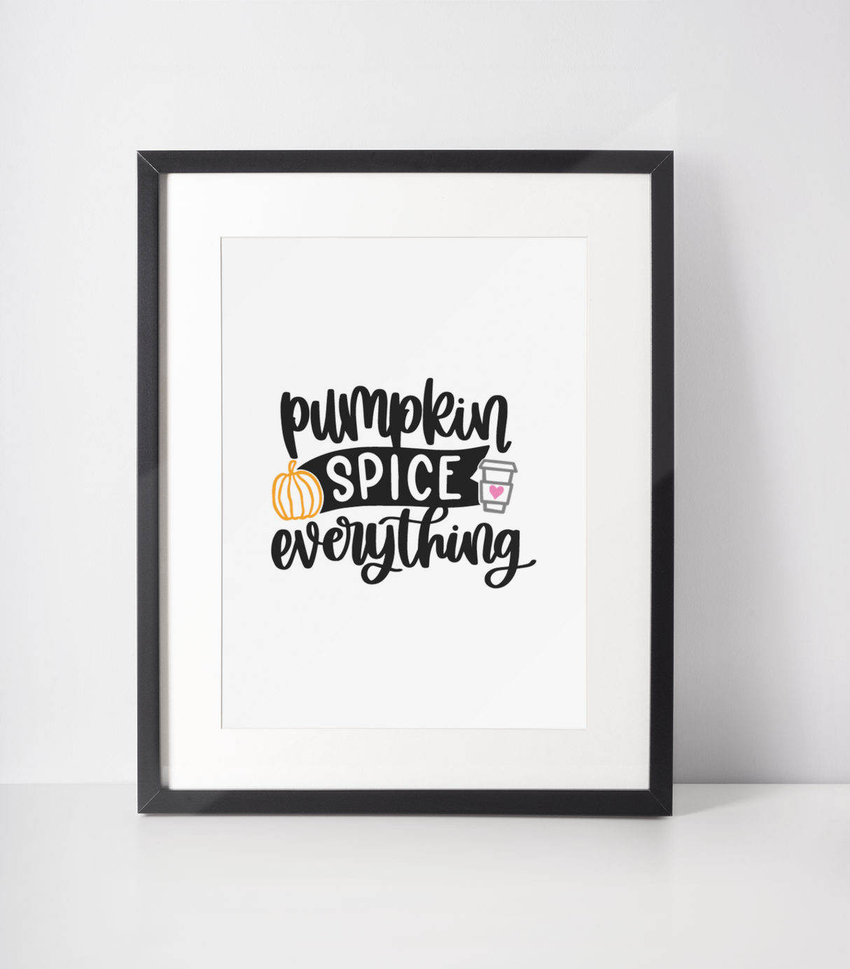 Pumpkin Spice Everything 2022 Autumn Seasonal Wall Home Decor Print by WinsterCreations™ Official Store