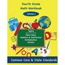 Fourth Grade Math Volume 1: Place Value, Addition and Subtractions, Multiplication, Division