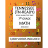 7th Grade TENNESSEE TN-READY, 2019 MATH, Test Prep: 7th Grade TENNESSEE TN-READY 2019 MATH Test Prep/Study Guide