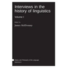 Interviews in the history of linguistics: Volume I