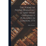 The Poems of Phillis Wheatley, as They Were Originally Published in London, 1773