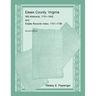 Essex County, Virginia Will Abstracts, 1751-1842 and Estate Records Index, 1751-1799, Revised Edition